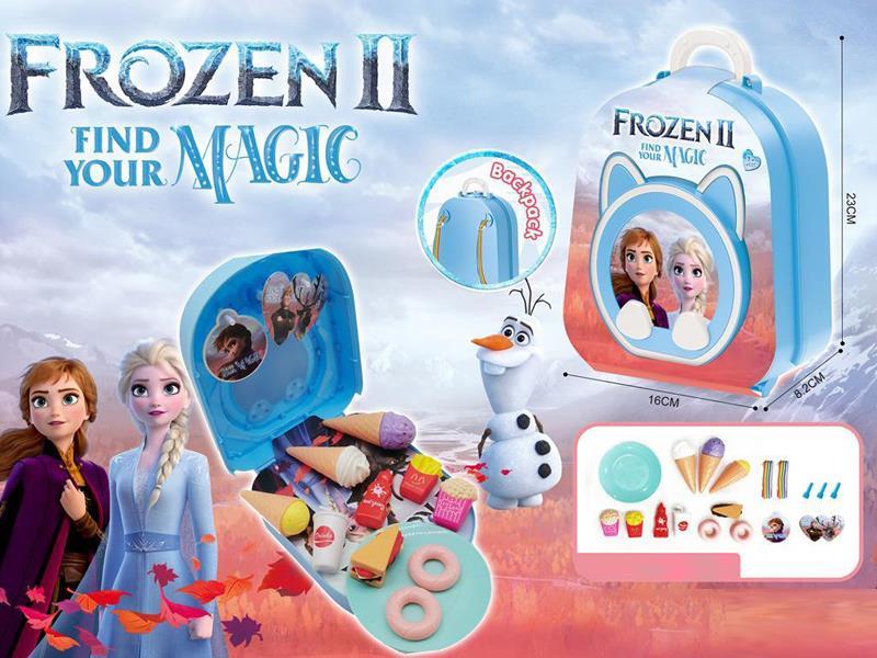 Snow And Ice Princess Backpack With Dessert