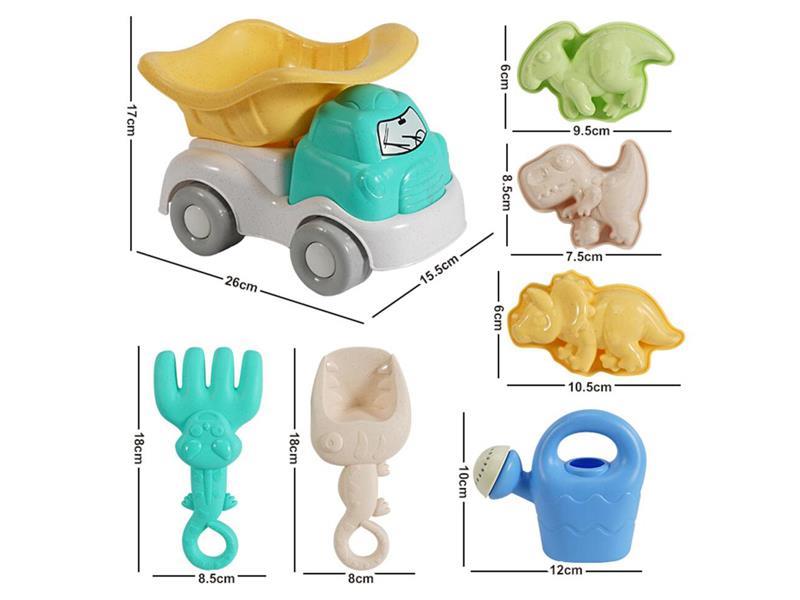 7PCS Beach Car Toy