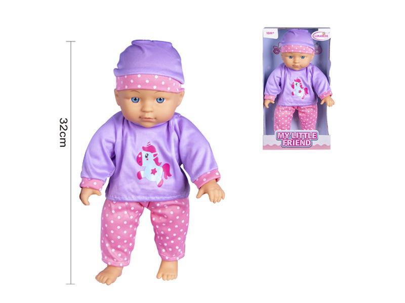 13 Inch Cotton Body Fixed Eye Doll