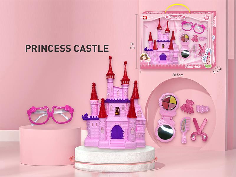 Castle + Makeup Toys + Princess Doll