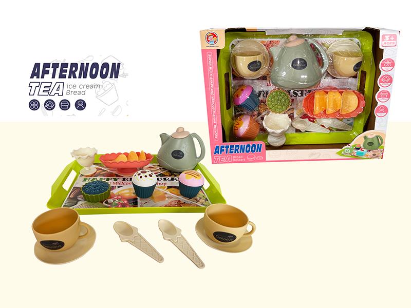 Pretend Play Toys Afternoon Tea Bread Dessert Set