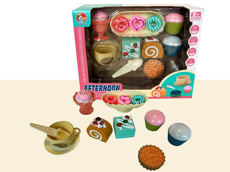 Pretend Play Toys Afternoon Tea Cake Dessert Set