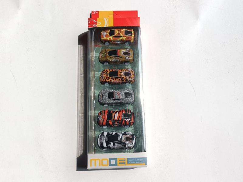 Pull Back Iron Cars