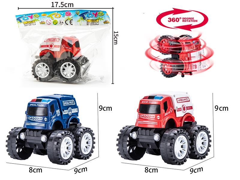 Friction Stunt Rescue Car