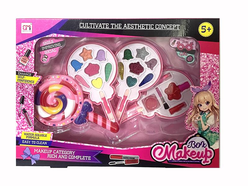 Lollipop Shaped Three Layers Children's Make Up Set