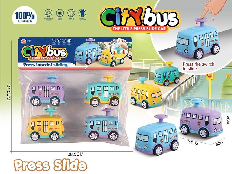 Press Slide City Bus