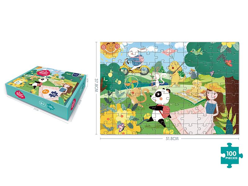 100PCS Outdoor Camping Puzzle