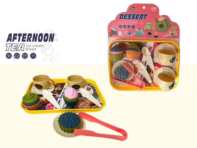 Pretend Play Toys Afternoon Tea Cake Dessert Set