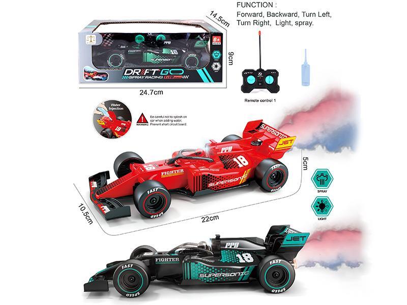 1:18 Remote Control Spray F1 Racing Car