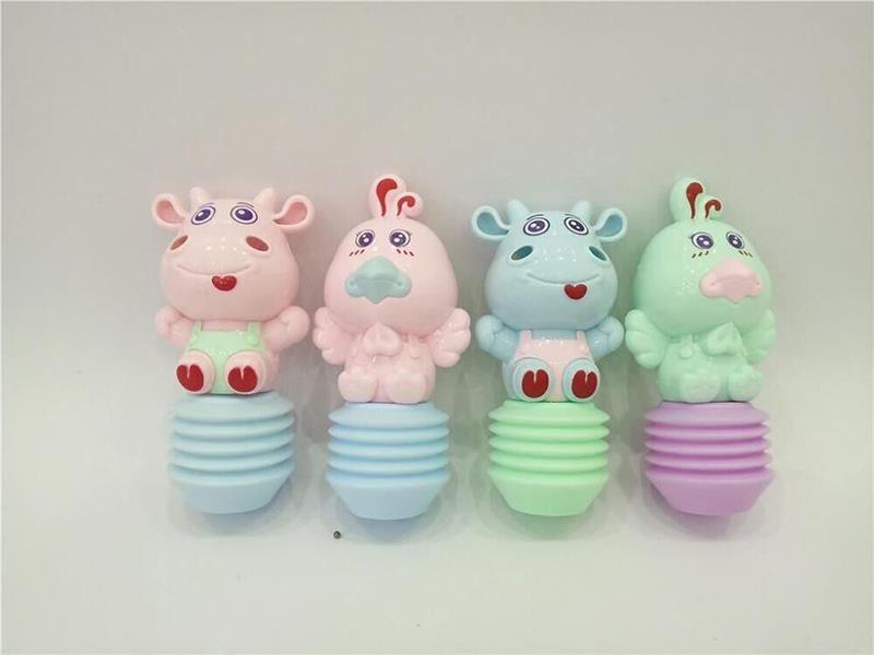 Cartoon Animal Rattles With BB Whistle