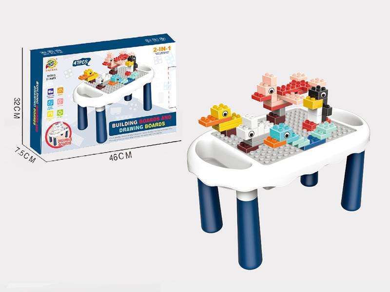 Mini Building Blocks With Drawing Board