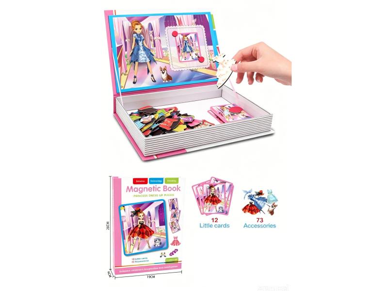 Magnetic Puzzle / Princess Dress‑up Style