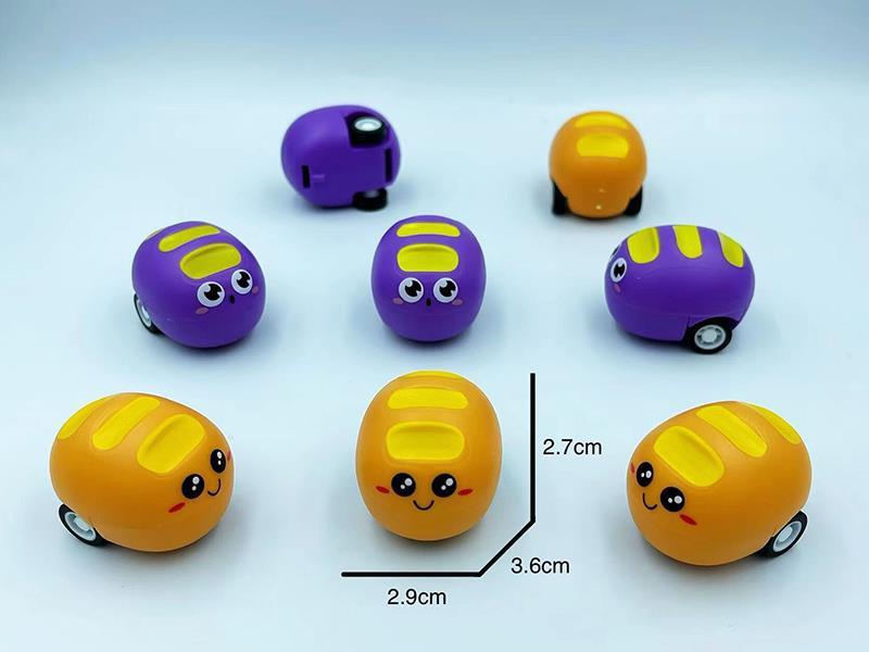 Cartoon Hot Dog Bun Pull Back Car