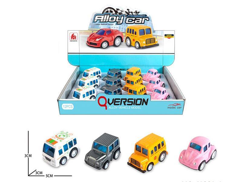 Q Edition Mini Alloy Pull Back Car