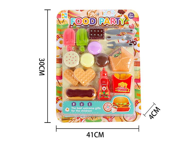 Pretend Play Toy Food Set