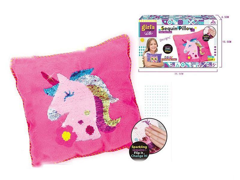 Owl Sequin Pillow
