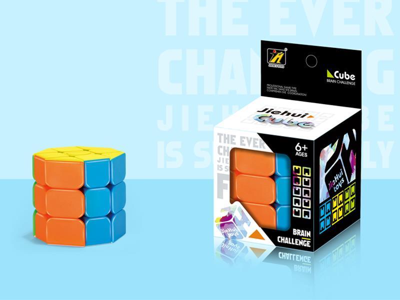 Octagonal Cylindrical Magic Cube/Solid Color Bearing