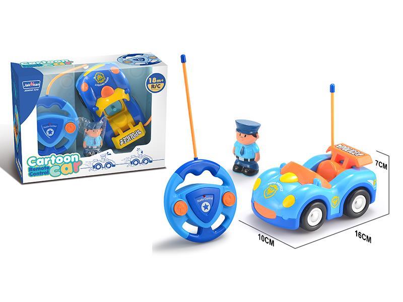 R/C 2CH Cartoon Police Car
