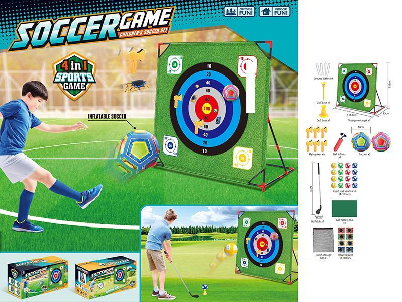 Toss Game Target Golf Soccer Set