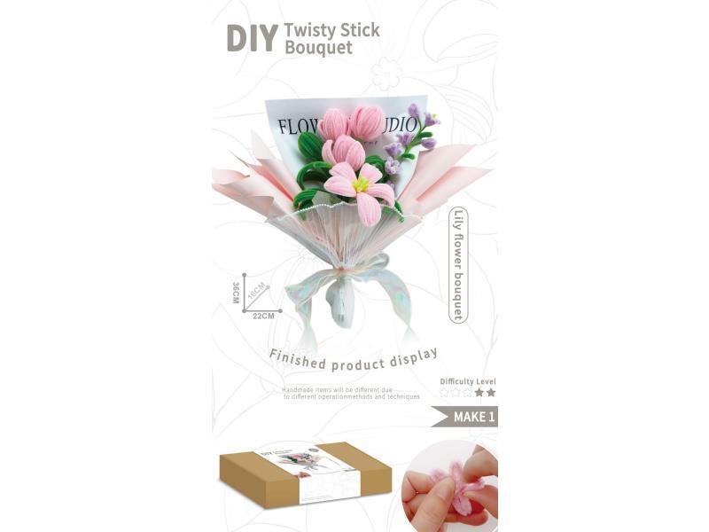 Diy Pink Tulip Bouquet