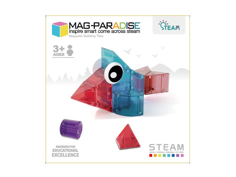 Geometric Magnetic Cube Building Blocks 22pcs
