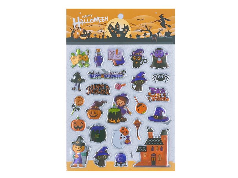 Large Size Halloween 3D Puffy Stickers