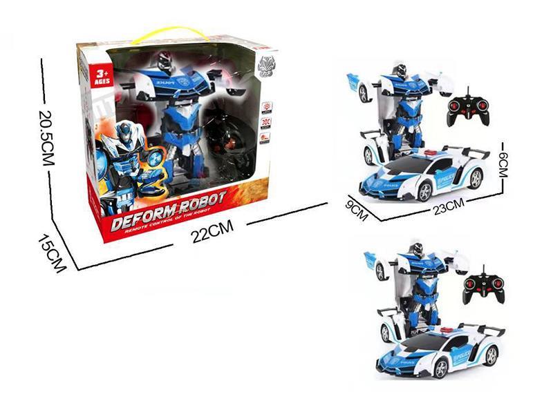 Remote control Transformation Police Car
