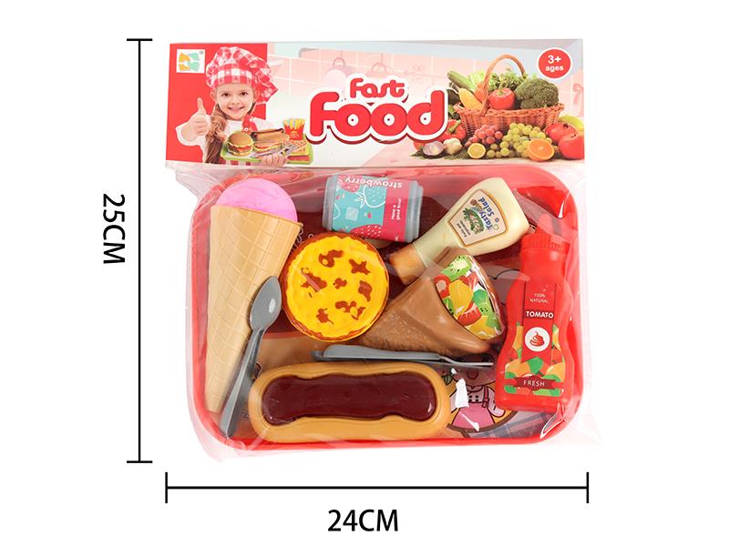 Pretend Play Toy Food Set
