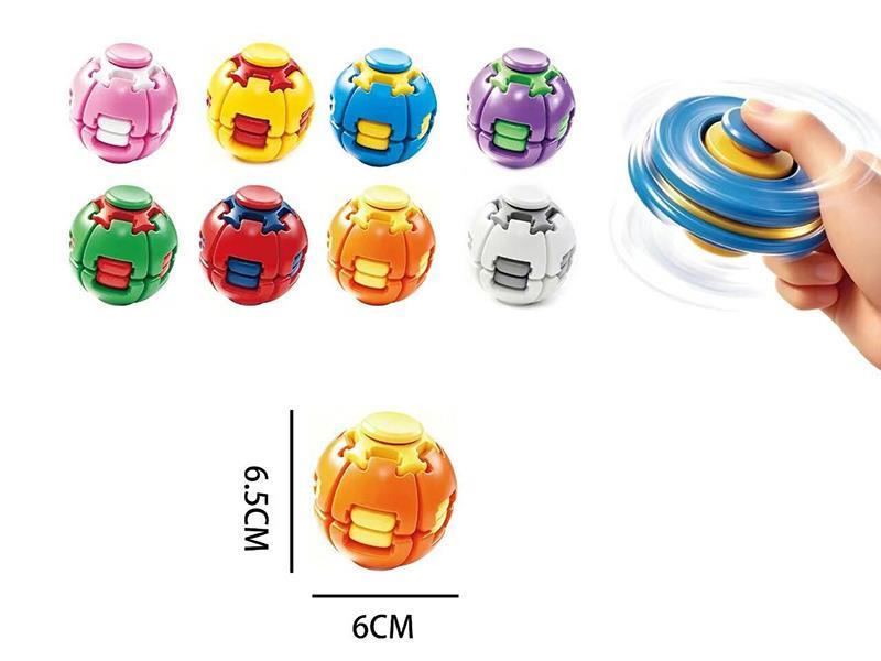 Press Rotating Fidget Spinner