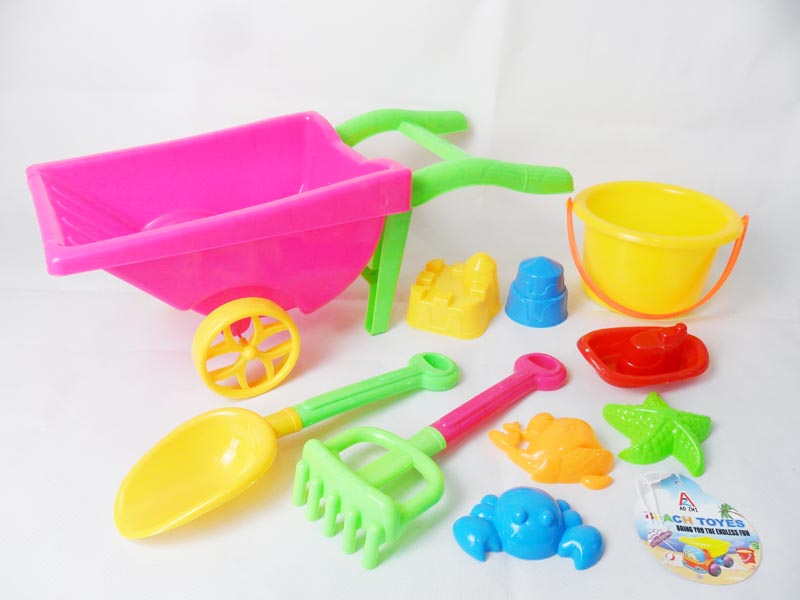 Go-cart sand toy