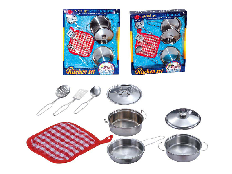 Stainless steel tableware toy