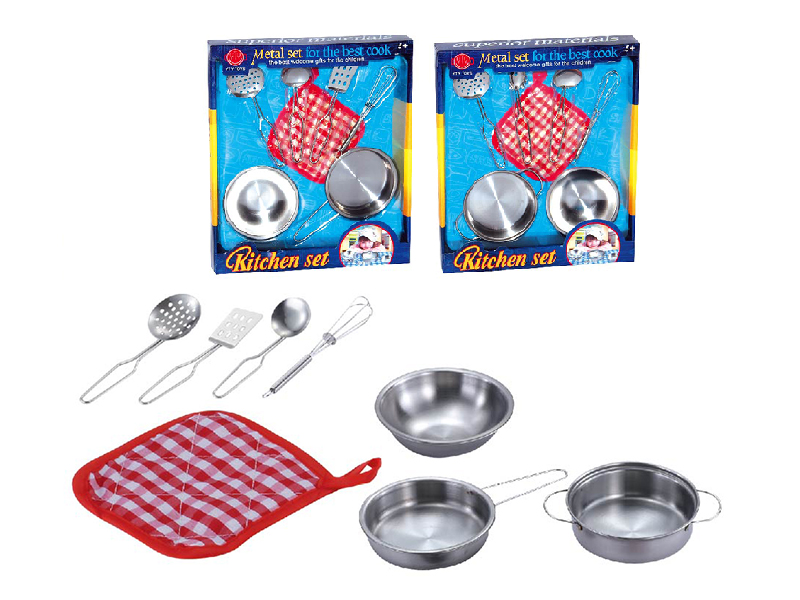 Stainless steel tableware toy