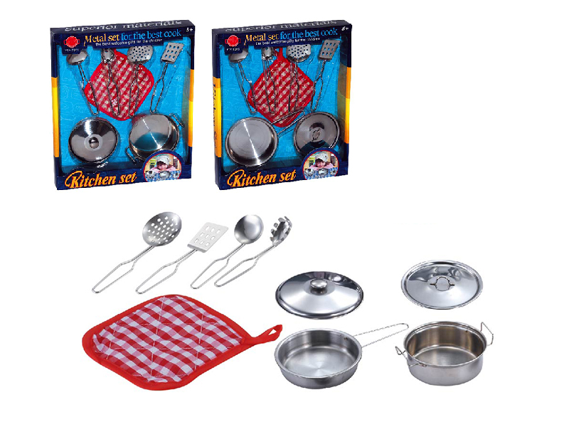 Stainless steel tableware toy