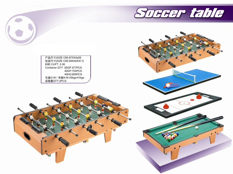 soccer table 4 in 1