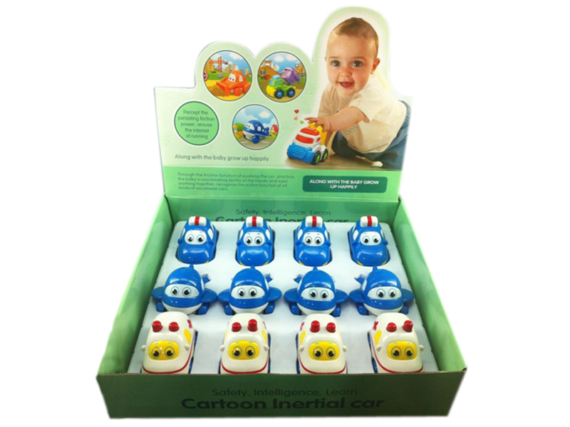 CDE 3PCS Friction Car Toy 12PCS