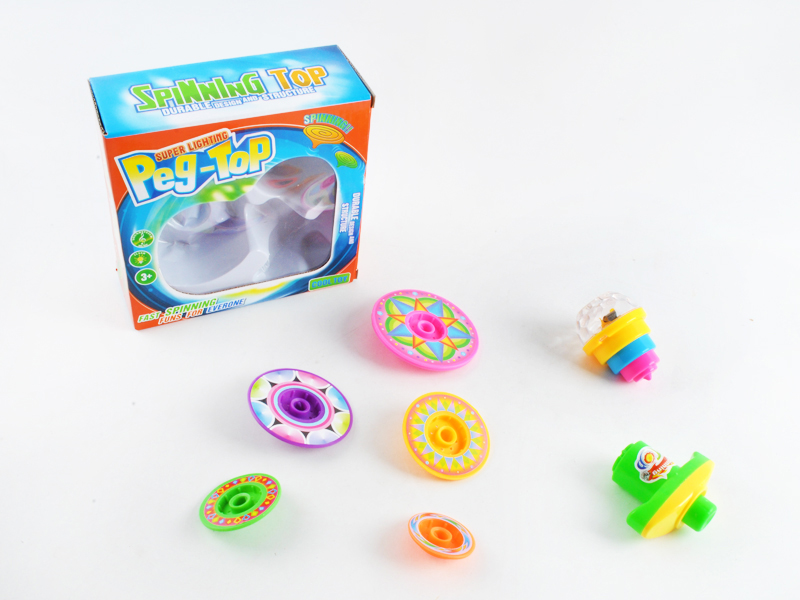 Super Lighting Spinning Top (With 5 PCS Top)