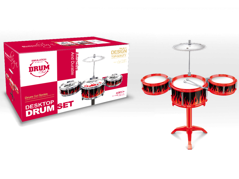 Non-transparent Jazz Drum Red