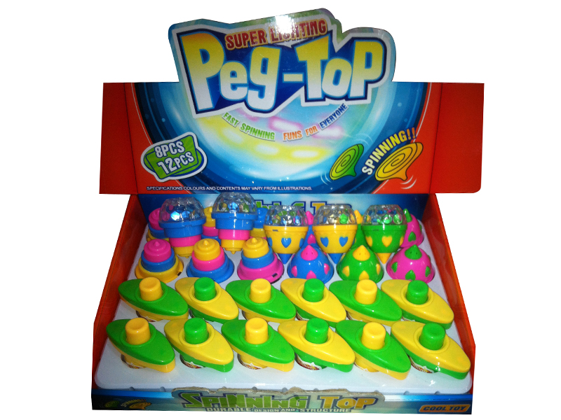 12PCS Jumping Top with light