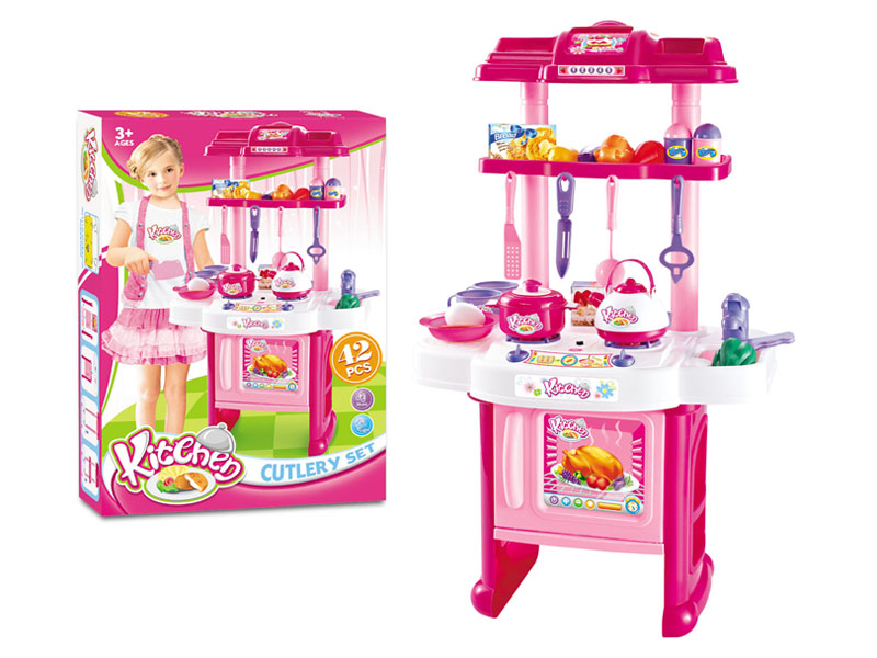 Tableware Set With Light And Music 42 PCS