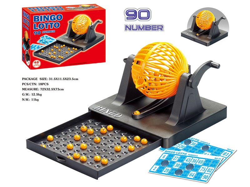 Bingo Game Set(Bingo Lotto 90 Number)