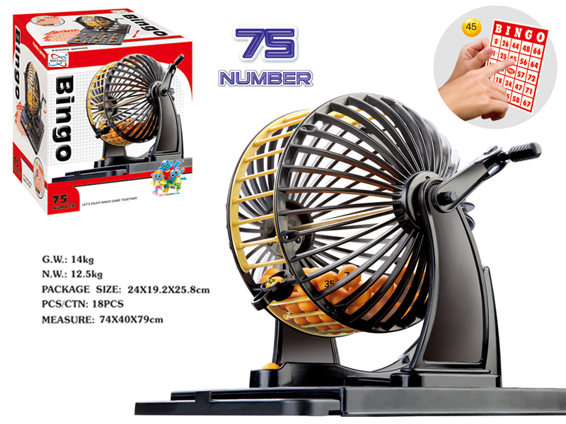 Bingo Game Set(Bingo Lotto 75 Number, 30 Cards)