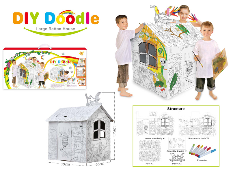 Jungle House DIY Doodle