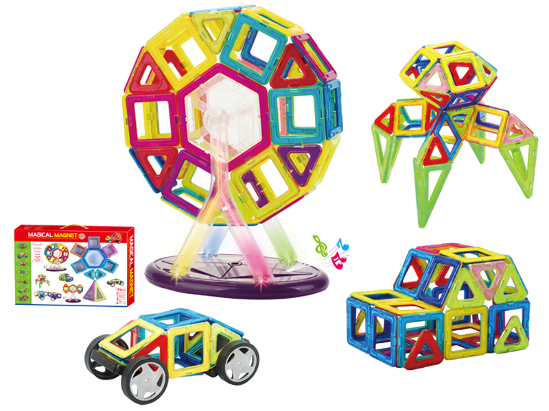 71PCS Magnetism Building Blocks
