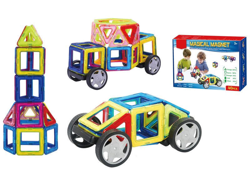 40PCS Magnetism Building Blocks