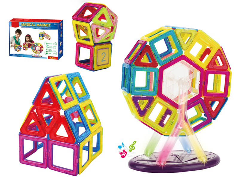 52PCS Magnetism Building Blocks