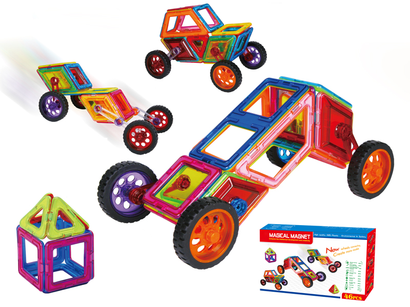 46PCS Magnetism Building Blocks