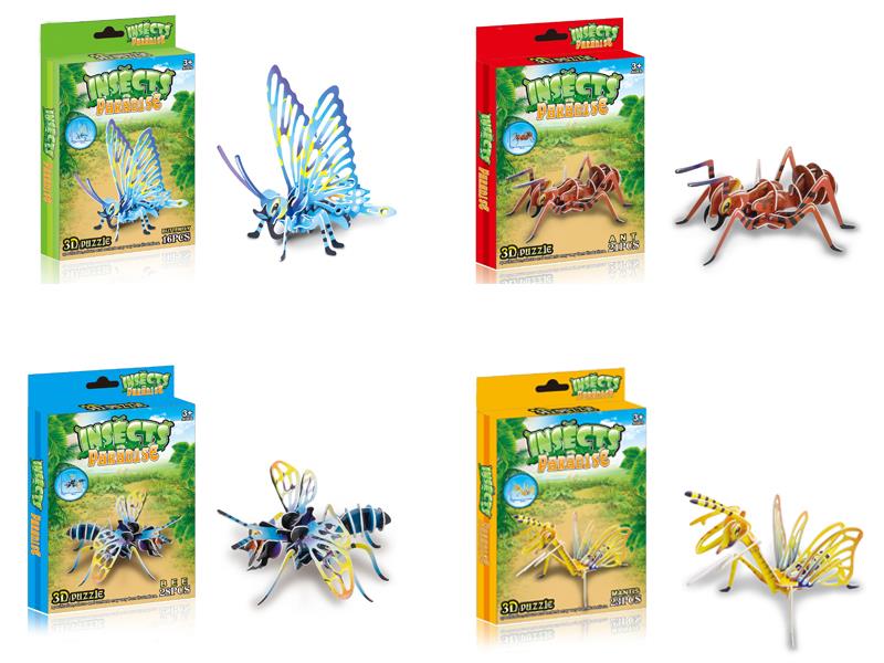 Insect Series 3D Jigsaw Puzzle (English,4)