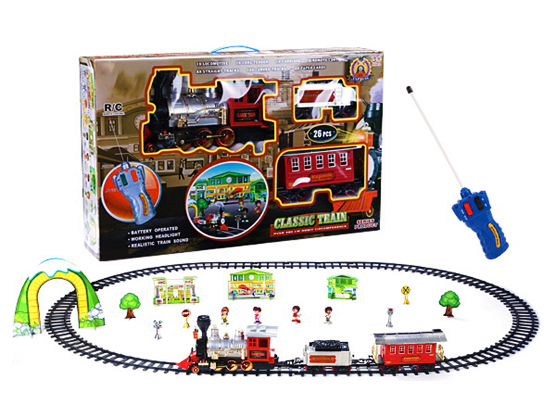 Rail Train With Light and Music