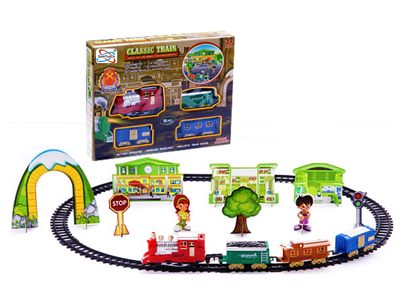 B/O Rail Train With Light and Music