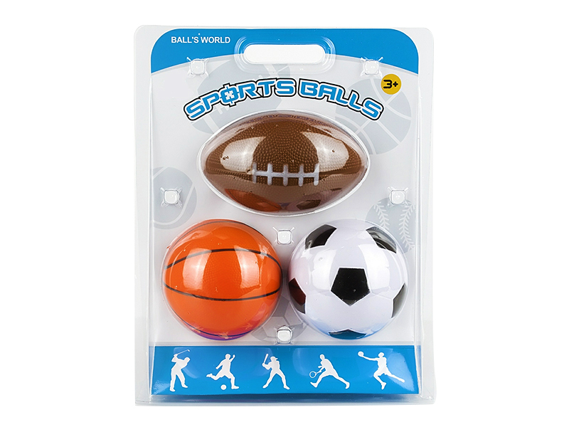 6.3CM PU ball(Basketball Football Rugby)
